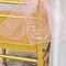 10 Pieces Blush Pink or Rose Gold Organza Chair Sashes 8"x108" Sheer Elegant Chair Decor for Weddings & Events